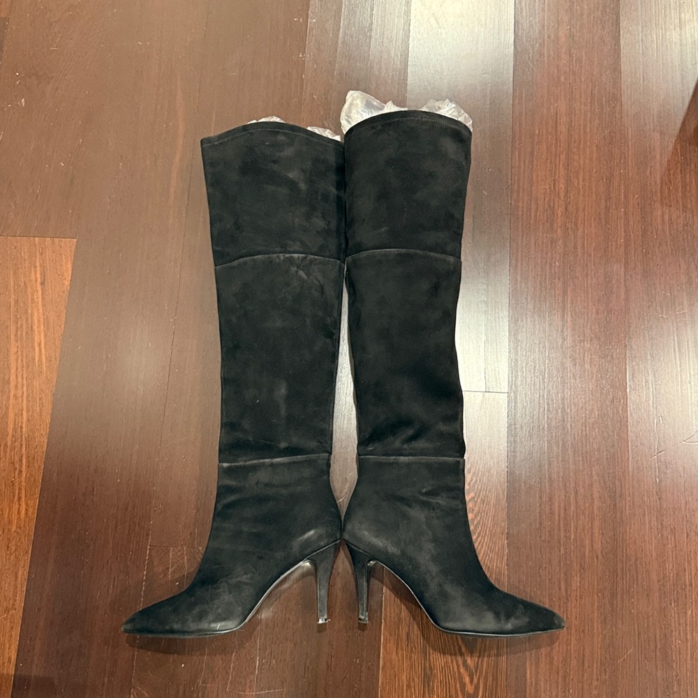 Tahari Black Over the Knee Boots. Authentic